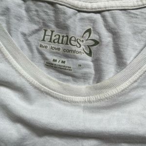 Hanes Womens white shirt size medium